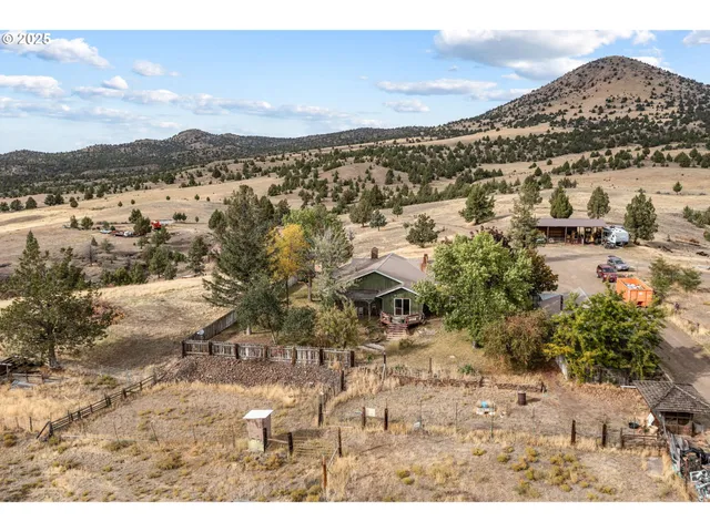 a view of city and mountain