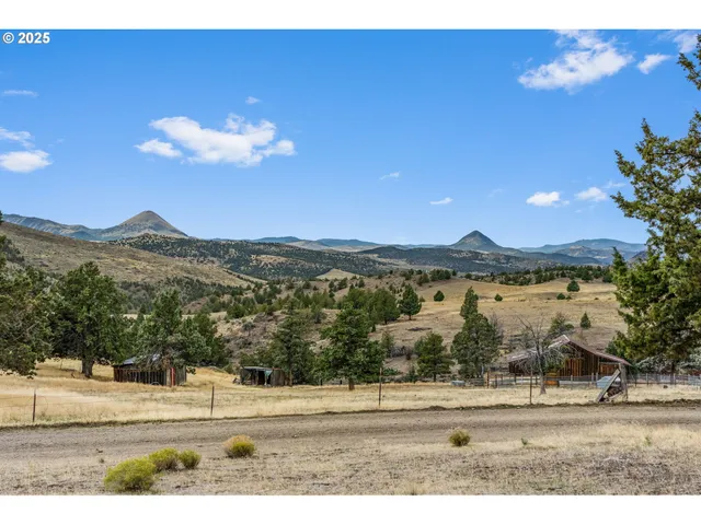 a view of a city & an ocean view
