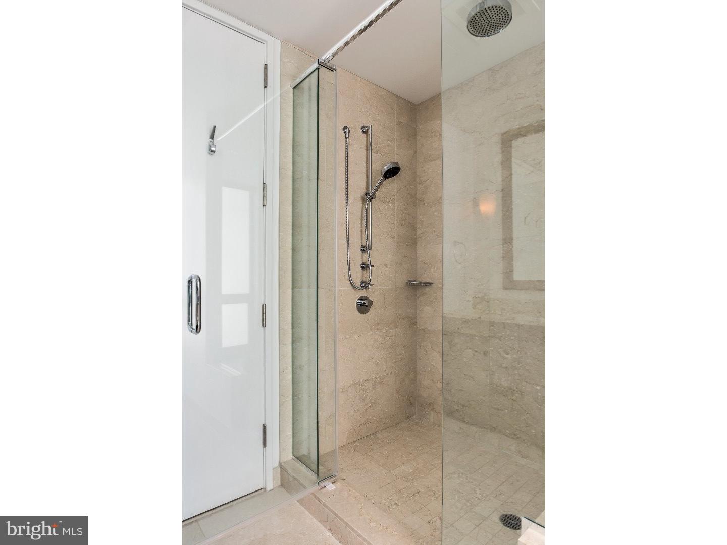 1706 Rittenhouse Square, Unit 402 Philadelphia, PA 19103 - Photo 16 of 17 a bathroom with a shower