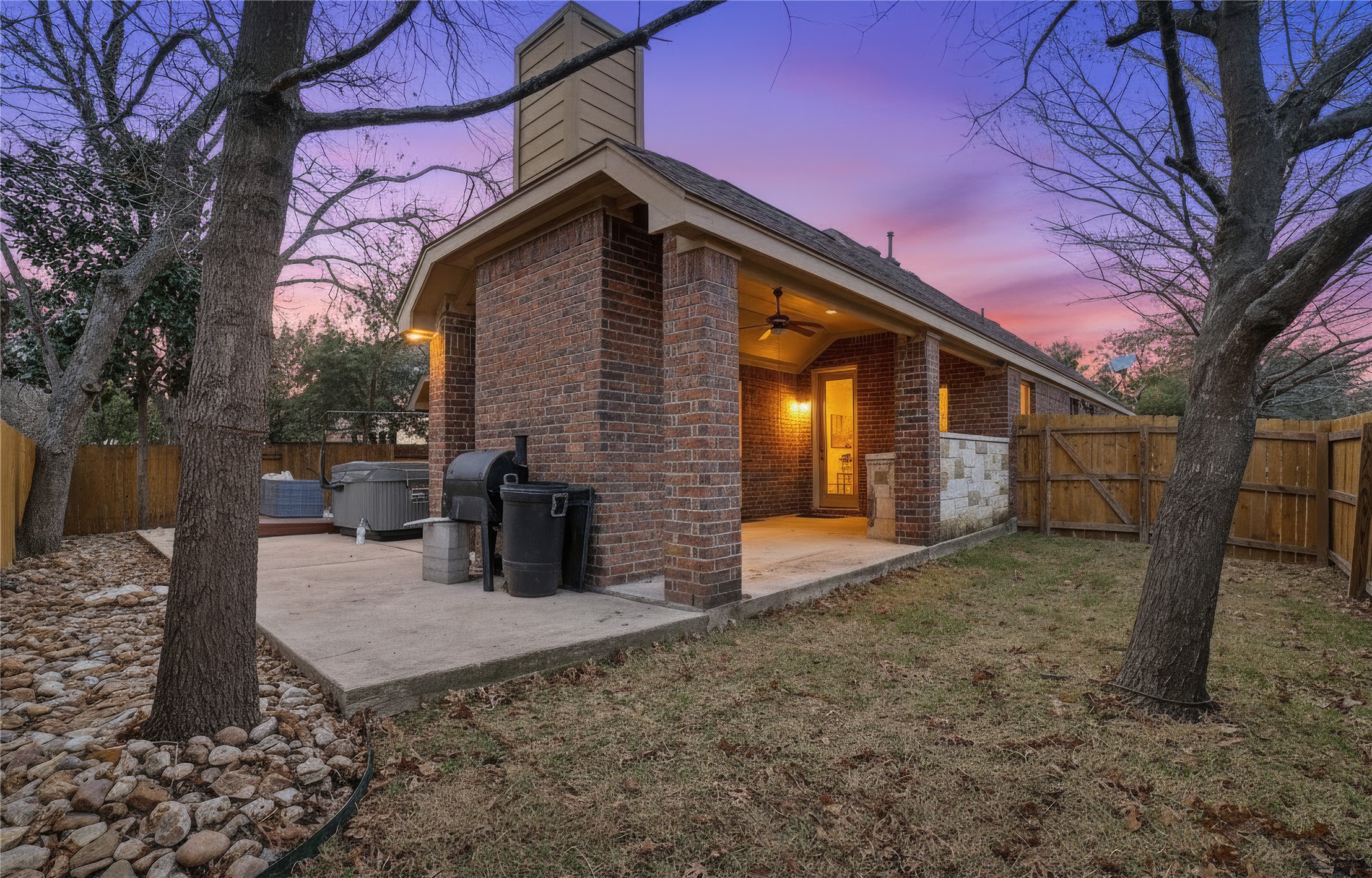 13600 Hymeadow Circle Austin, TX 78729 - Photo 31 of 34 a view of a house with backyard and trees