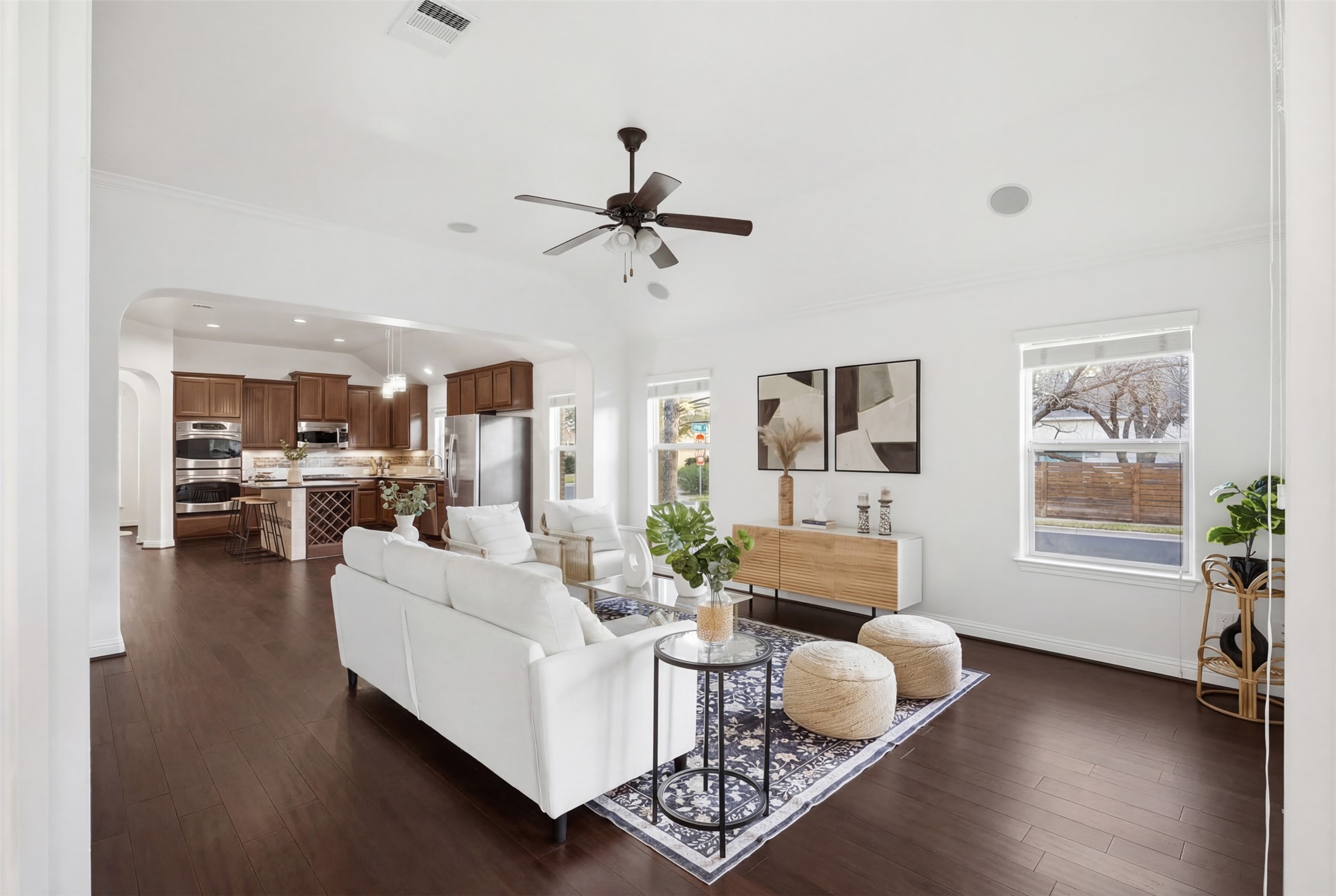 13600 Hymeadow Circle Austin, TX 78729 - Photo 9 of 34 a living room with furniture and a window