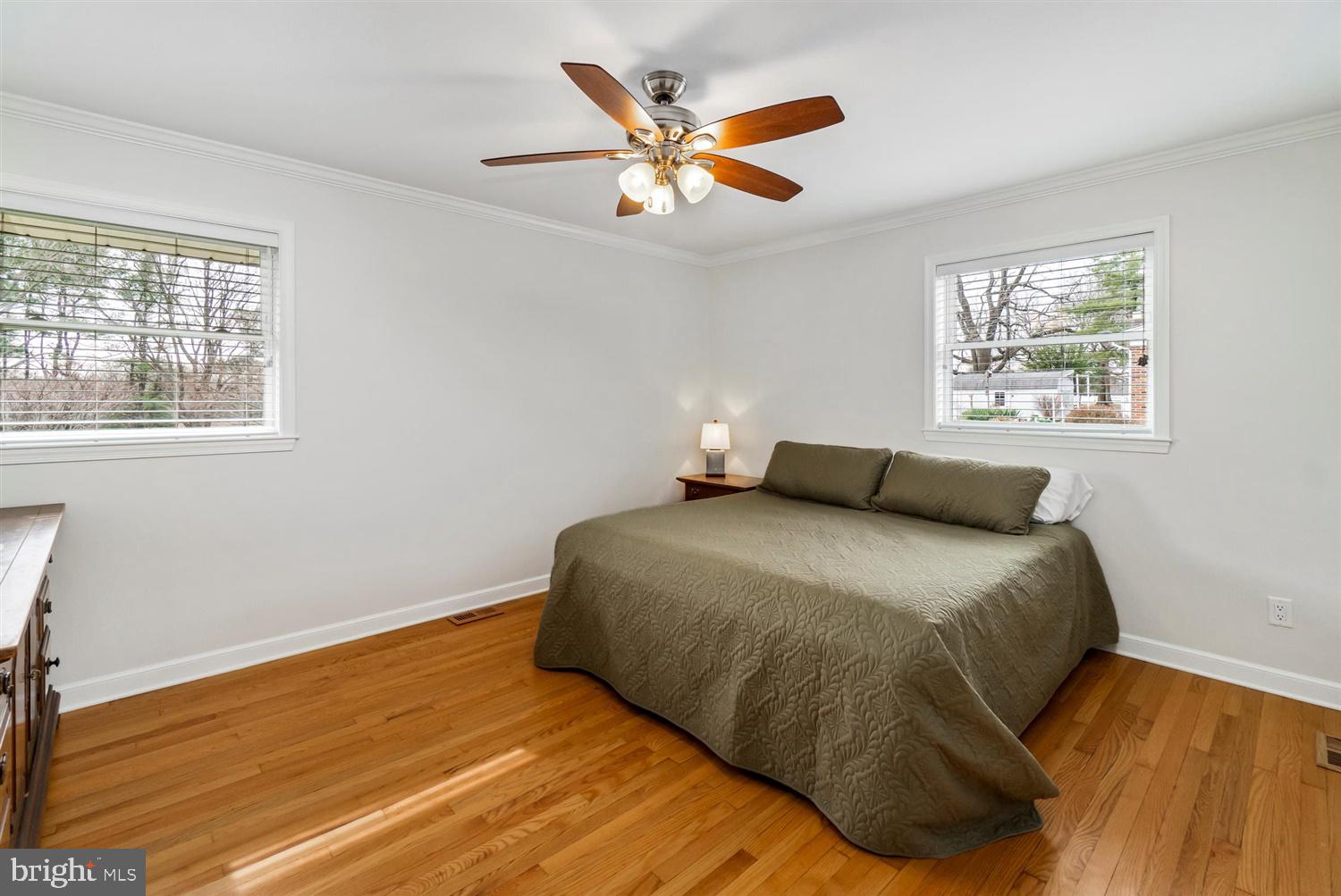 715 Henderson Road Bel Air, MD 21014 - Photo 20 of 28 Master Bedroom with 2 windows and ceiling fan