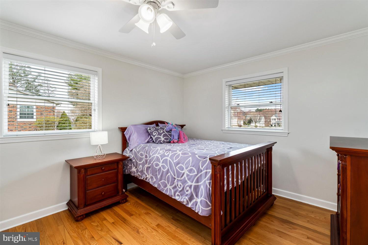 715 Henderson Road Bel Air, MD 21014 - Photo 21 of 28 Bedroom #1 with 2 windows and ceiling fan