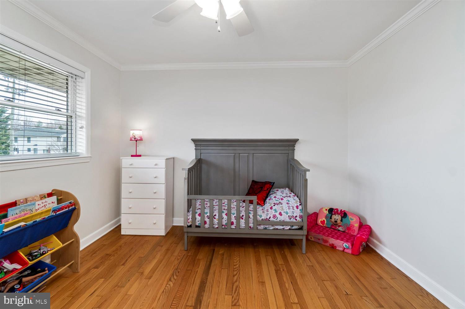 715 Henderson Road Bel Air, MD 21014 - Photo 23 of 28 Bedroom # 2 with Crown Molding and Ceiling Fan