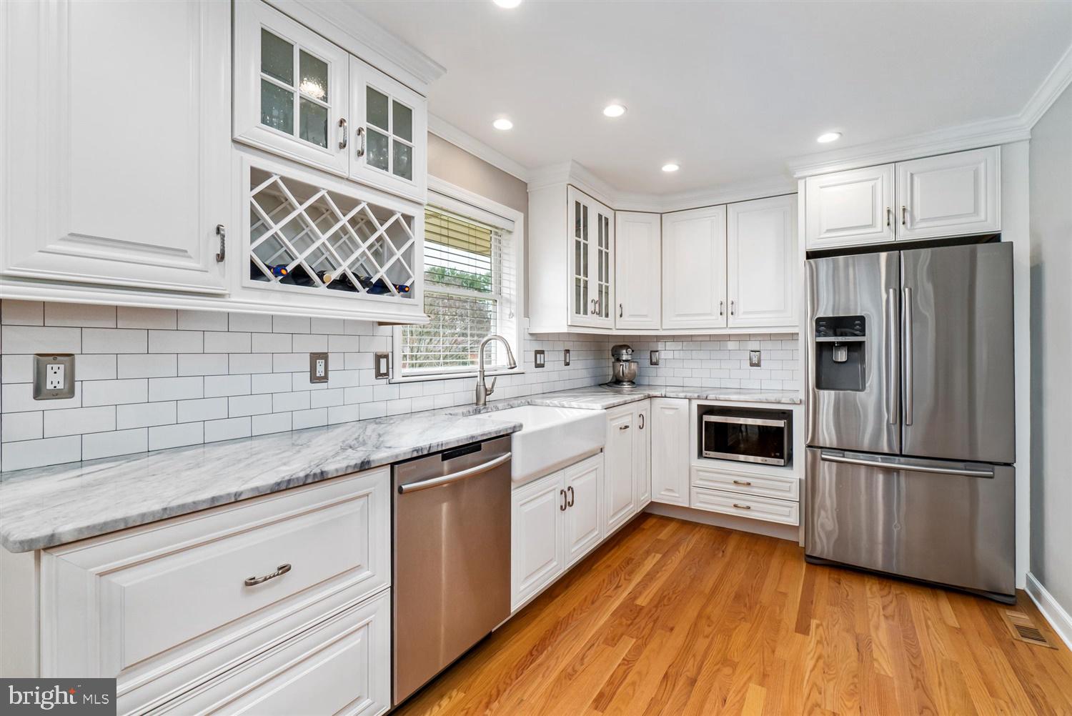 715 Henderson Road Bel Air, MD 21014 - Photo 7 of 28 Glass Cabinets and a Wine Rack - ooh la la