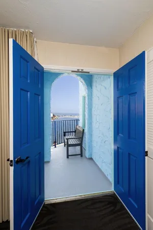 a view of dining room with wooden floor