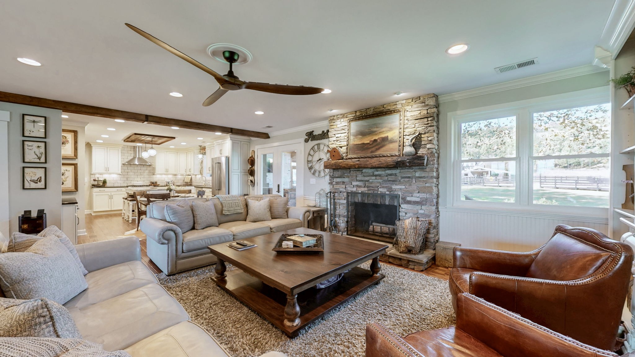 1496 Coleman Road Franklin, TN 37064 - Photo 12 of 82 a living room with furniture fireplace and window