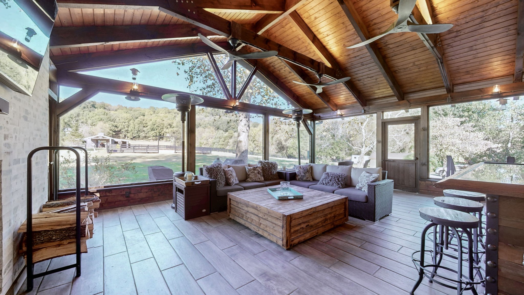 1496 Coleman Road Franklin, TN 37064 - Photo 38 of 82 a living room with furniture and a large window