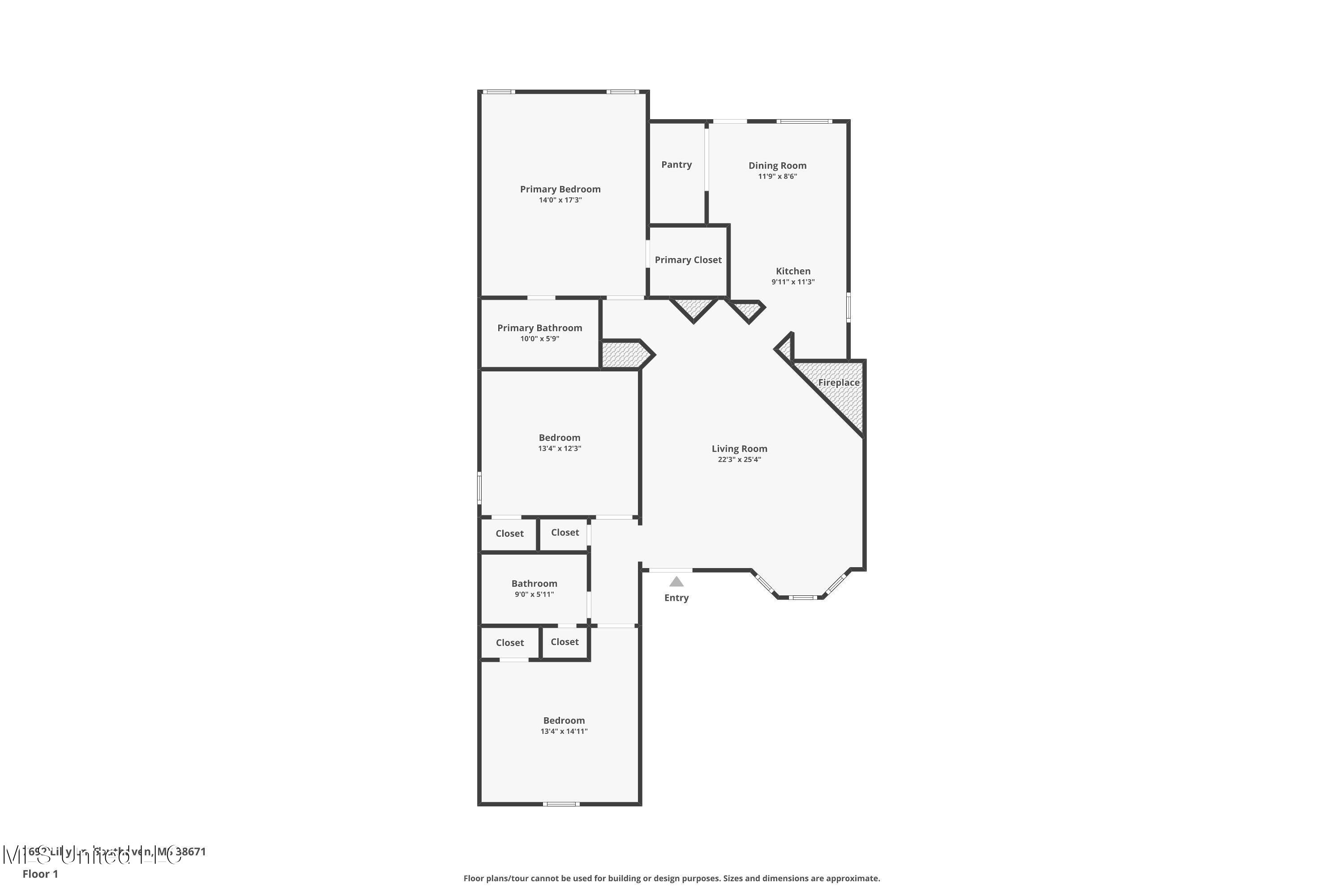 7692 Lilly Lane Southaven, MS 38671 - Photo 16 of 16 001-photo-floor-plan-14482863