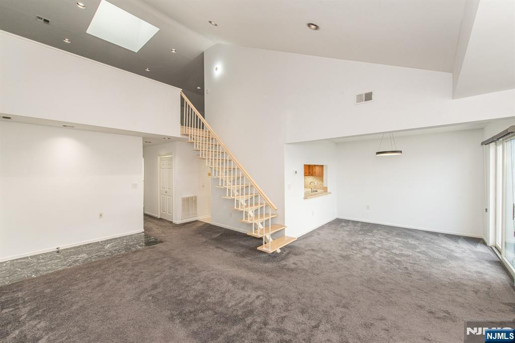 an entryway in an empty room