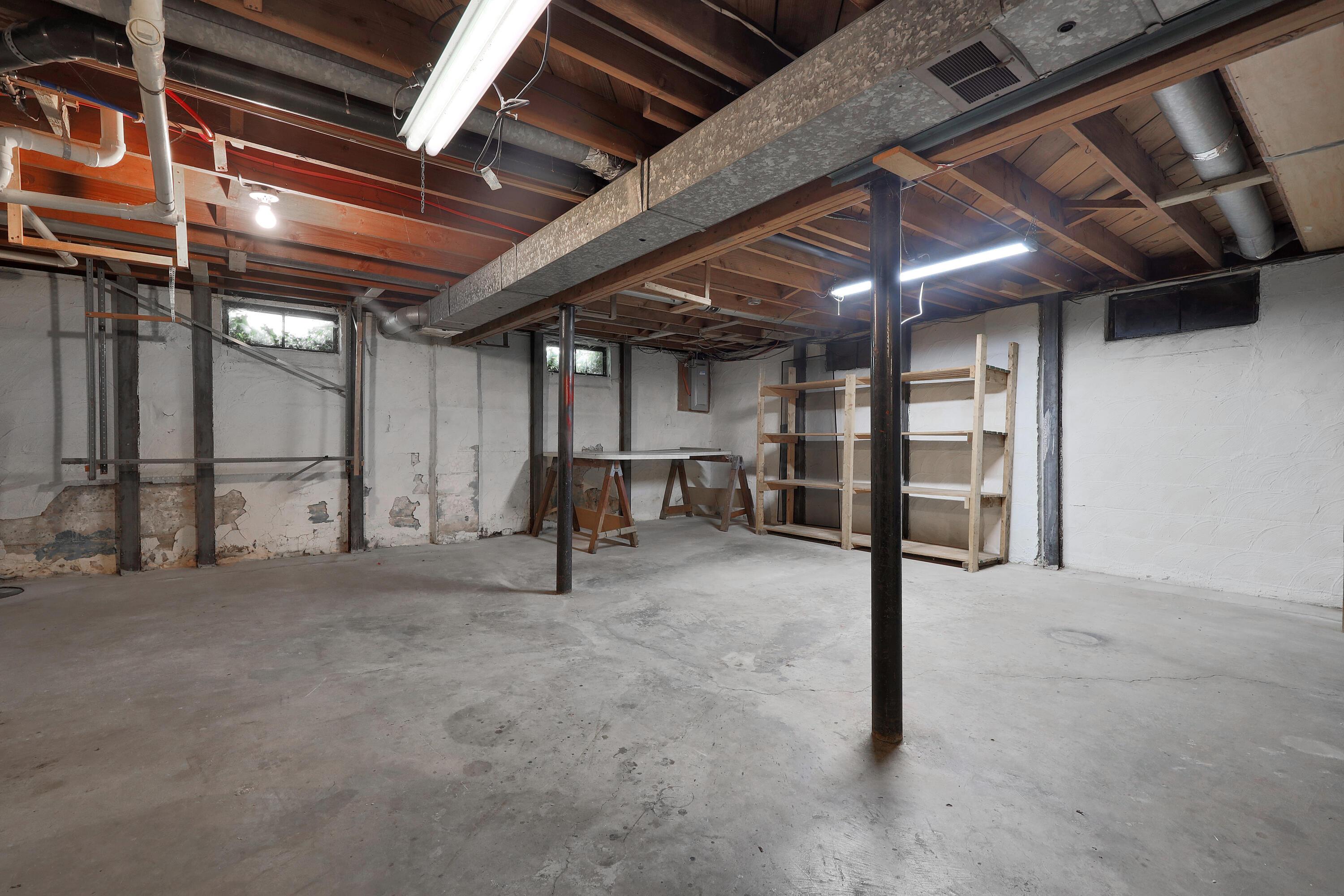 4652 Ludington Road Columbus, OH 43227 - Photo 35 of 43 Full Basement with I-Beams