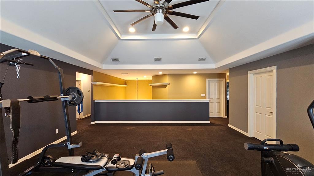 4711 North Stewart Road Palmhurst, TX 78573 - Photo 18 of 40 a view of a room with gym equipment
