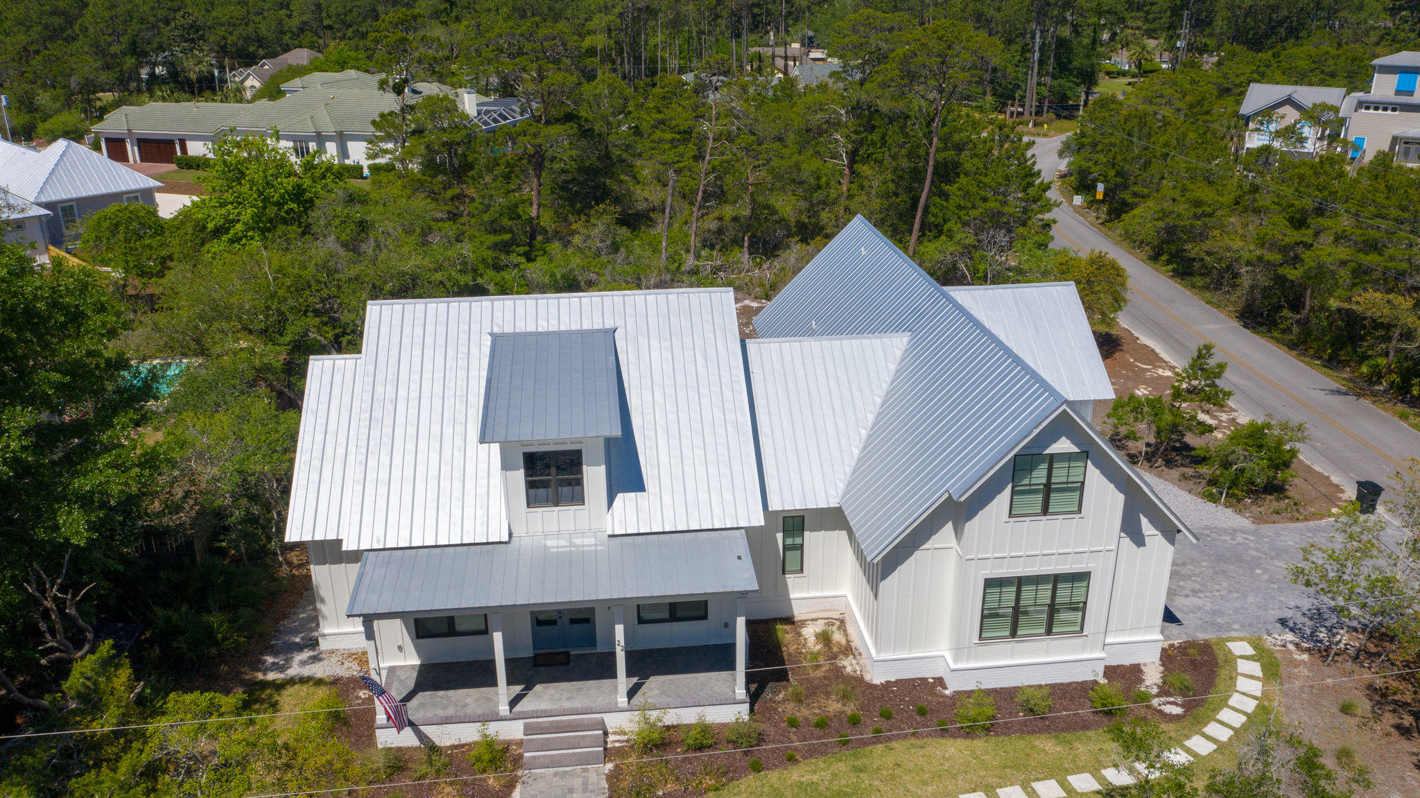 22 Brian Circle Santa Rosa Beach, FL 32459 - Photo 6 of 67 Aerial View - Front of Home