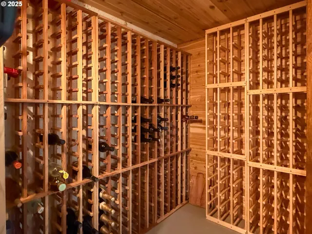 a view of outdoor space and deck with wooden floor