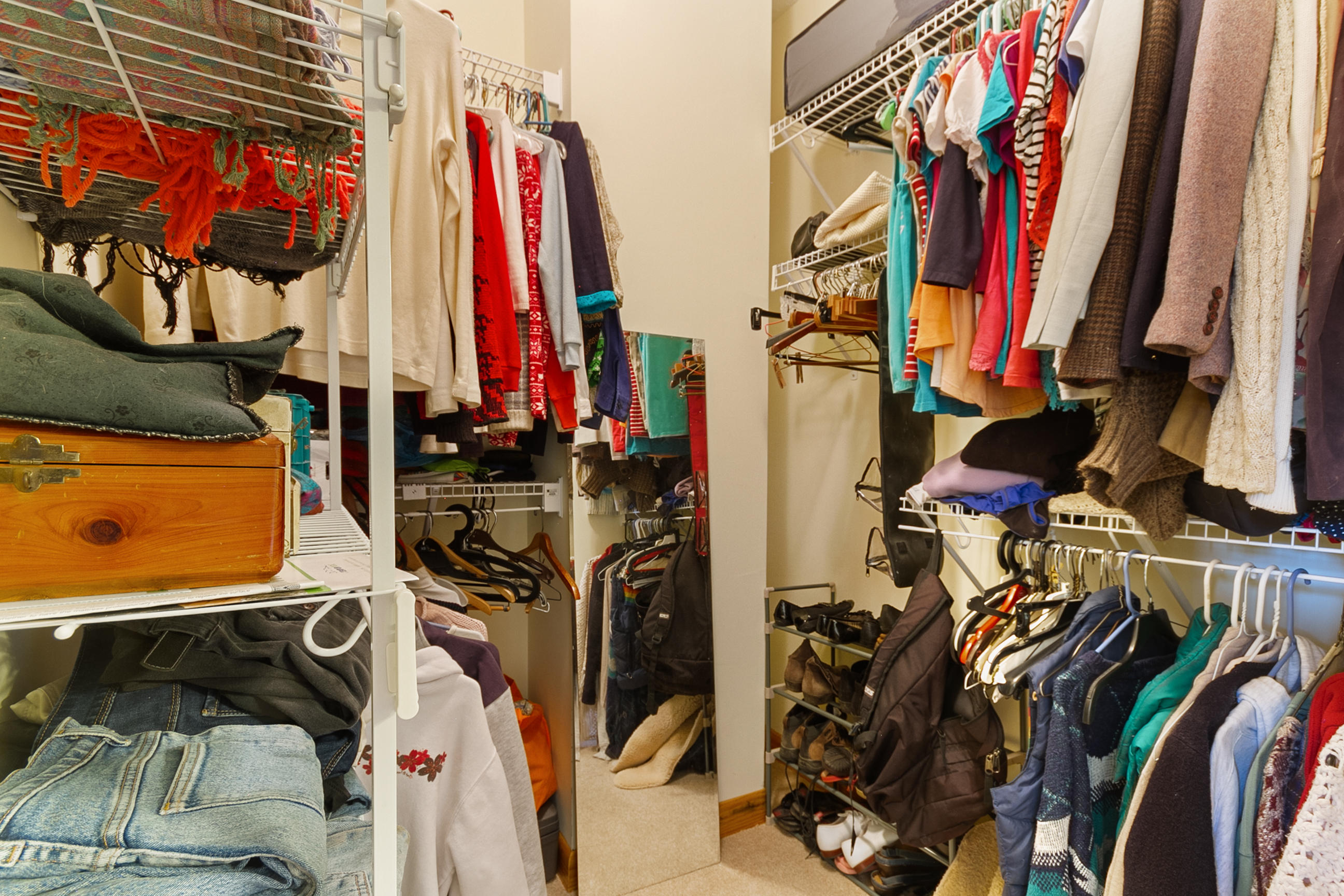 3950 Flatwoods Road Elliston, VA 24087 - Photo 26 of 94 a view of walk in closet with clothes