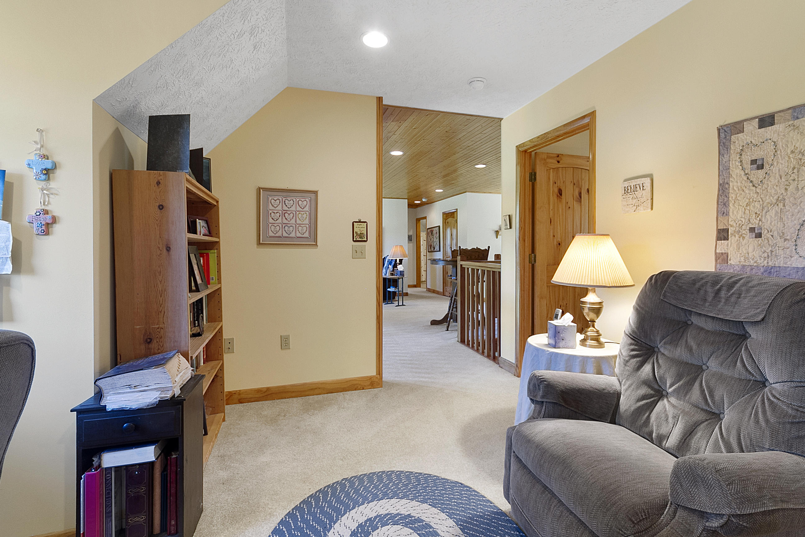 3950 Flatwoods Road Elliston, VA 24087 - Photo 57 of 94 a living room with furniture and a flat screen tv