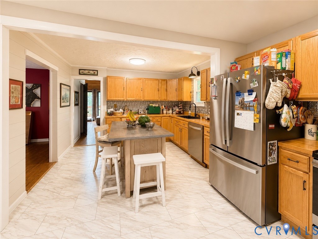 65 Cubbley Road Hot Springs, VA 24445 - Photo 21 of 50 Kitchen featuring wood cabinetry, stainless steel