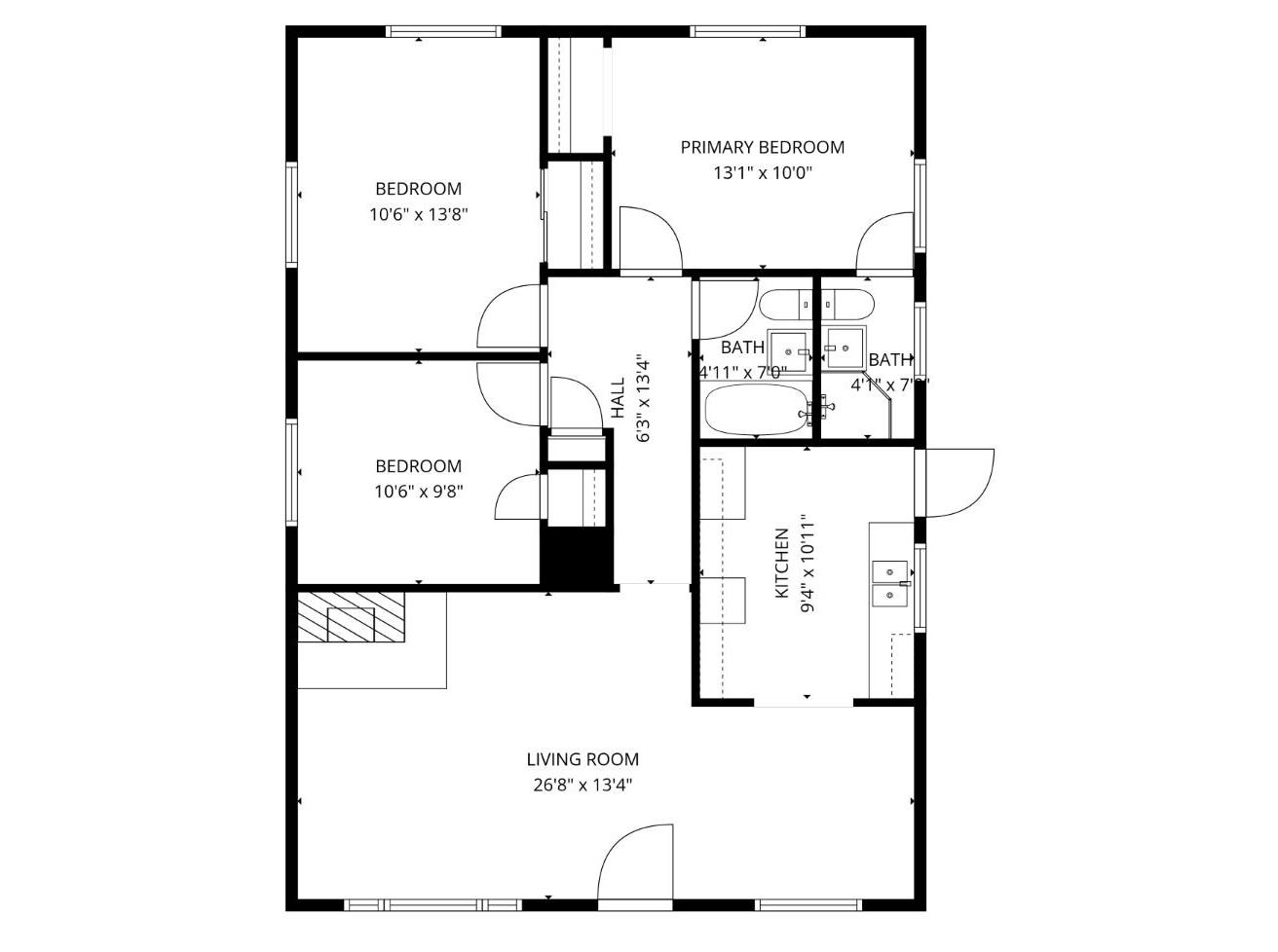 2999 East Richert Avenue Fresno, CA 93726 - Photo 19 of 19 a picture of a wall with a white wall and a painting