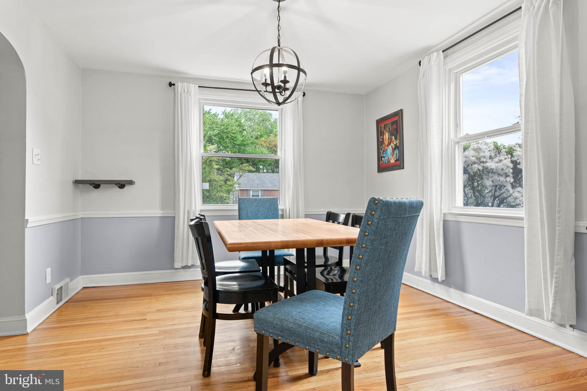 465 Briarhill Road Springfield, PA 19064 - Photo 9 of 51 a view of a dining room with furniture window and wooden floor