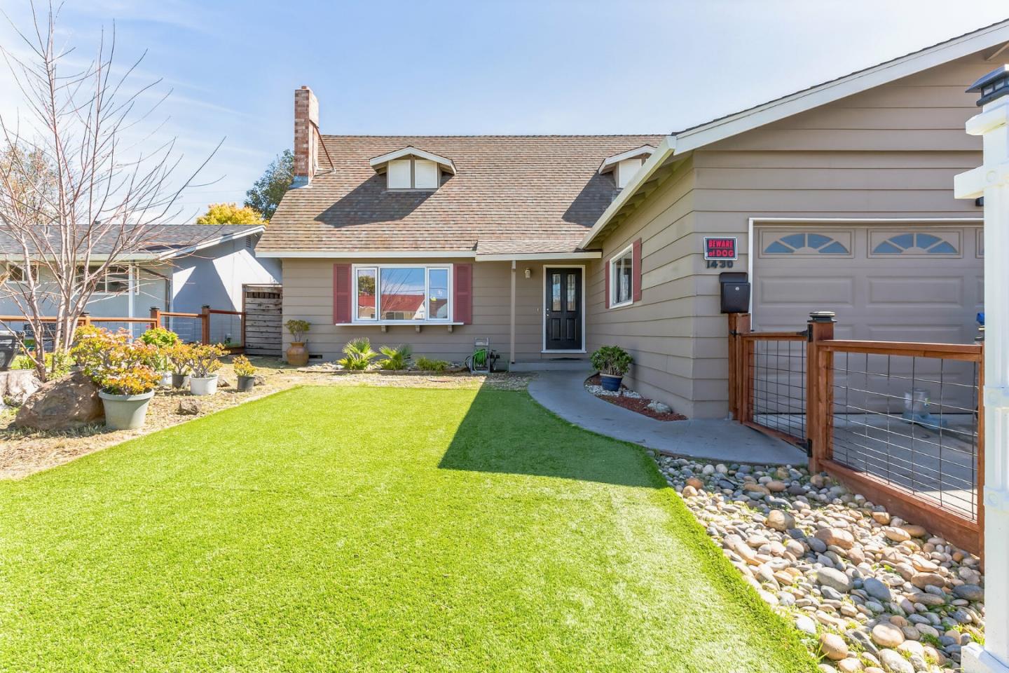 1430 Olympic Drive Milpitas, CA 95035 - Photo 1 of 21 a front view of house with yard outdoor seating and barbeque oven