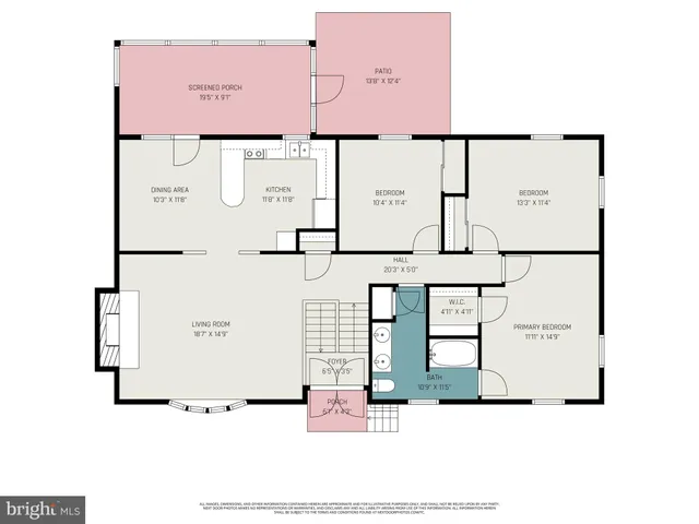 an empty room with closet and a ceiling fan