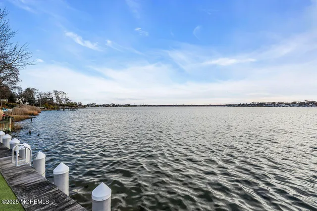 a view of a terrace with a bench
