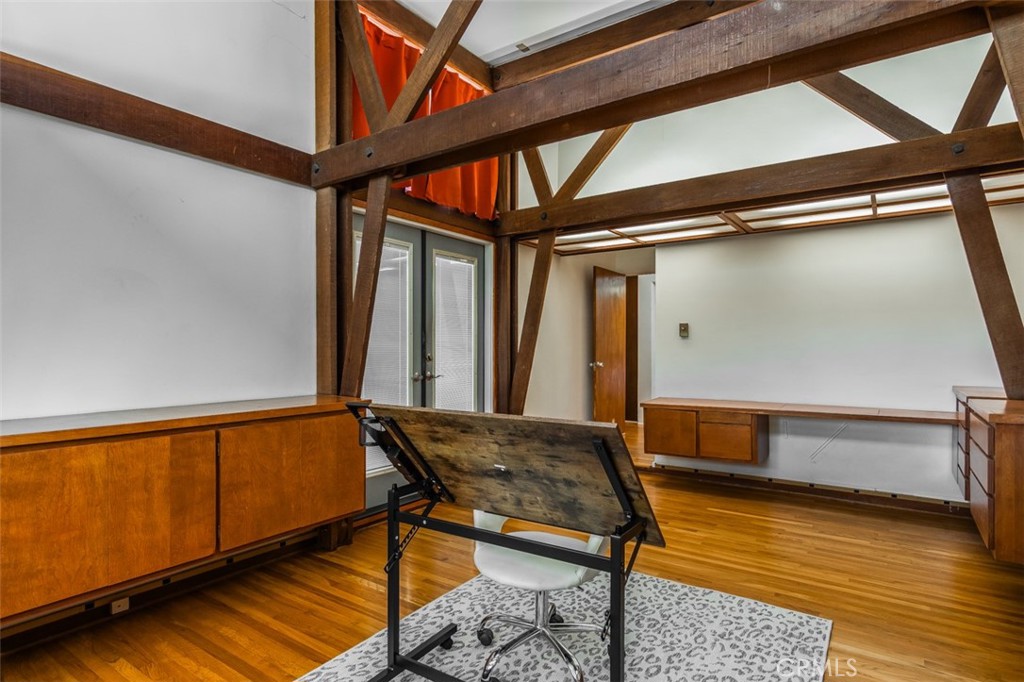 254 South Berkeley Avenue Pasadena, CA 91107 - Photo 11 of 40 a view of an empty room and wooden floor