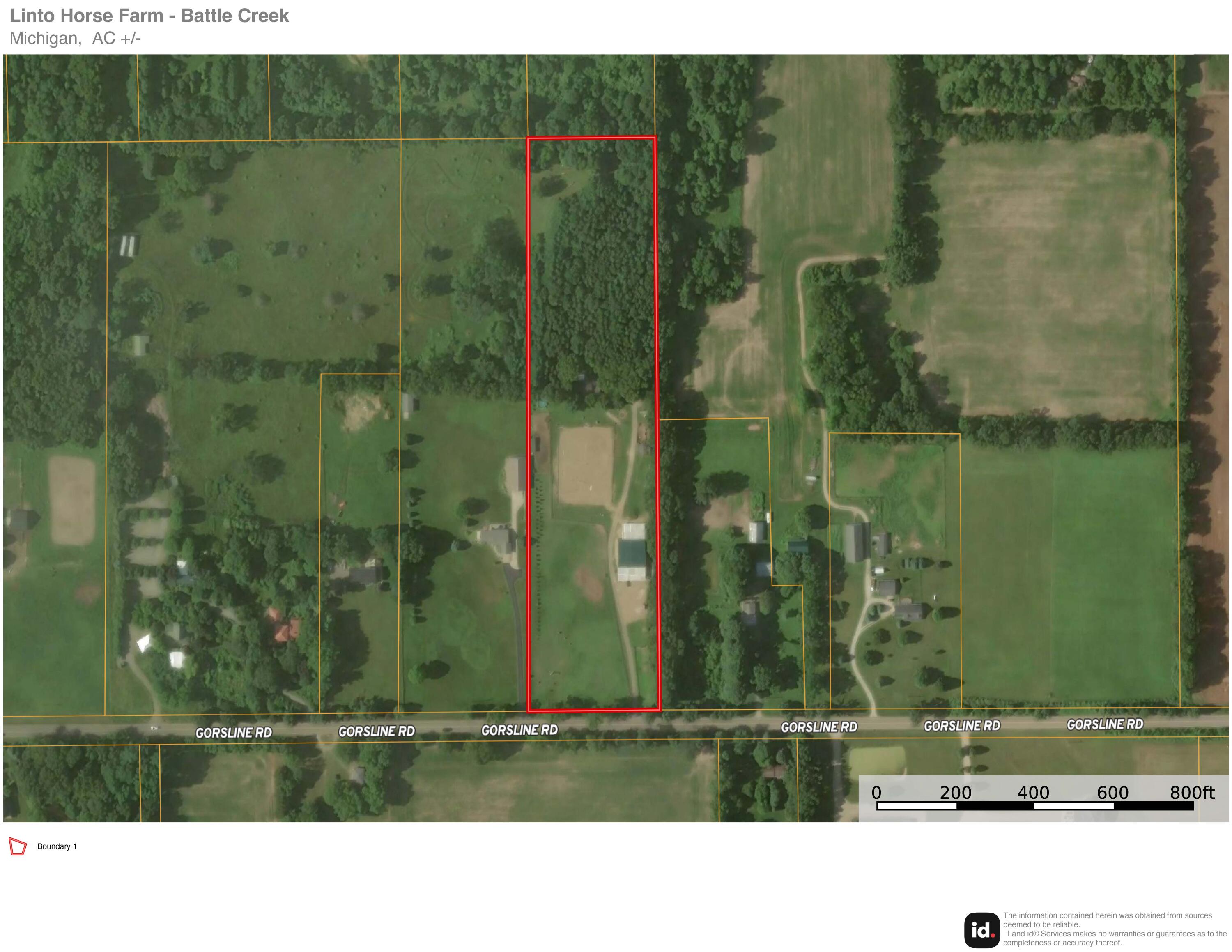 11475 Gorsline Road Battle Creek, MI 49014 - Photo 2 of 72 11475 Gorsline Air Photo Land ID.1