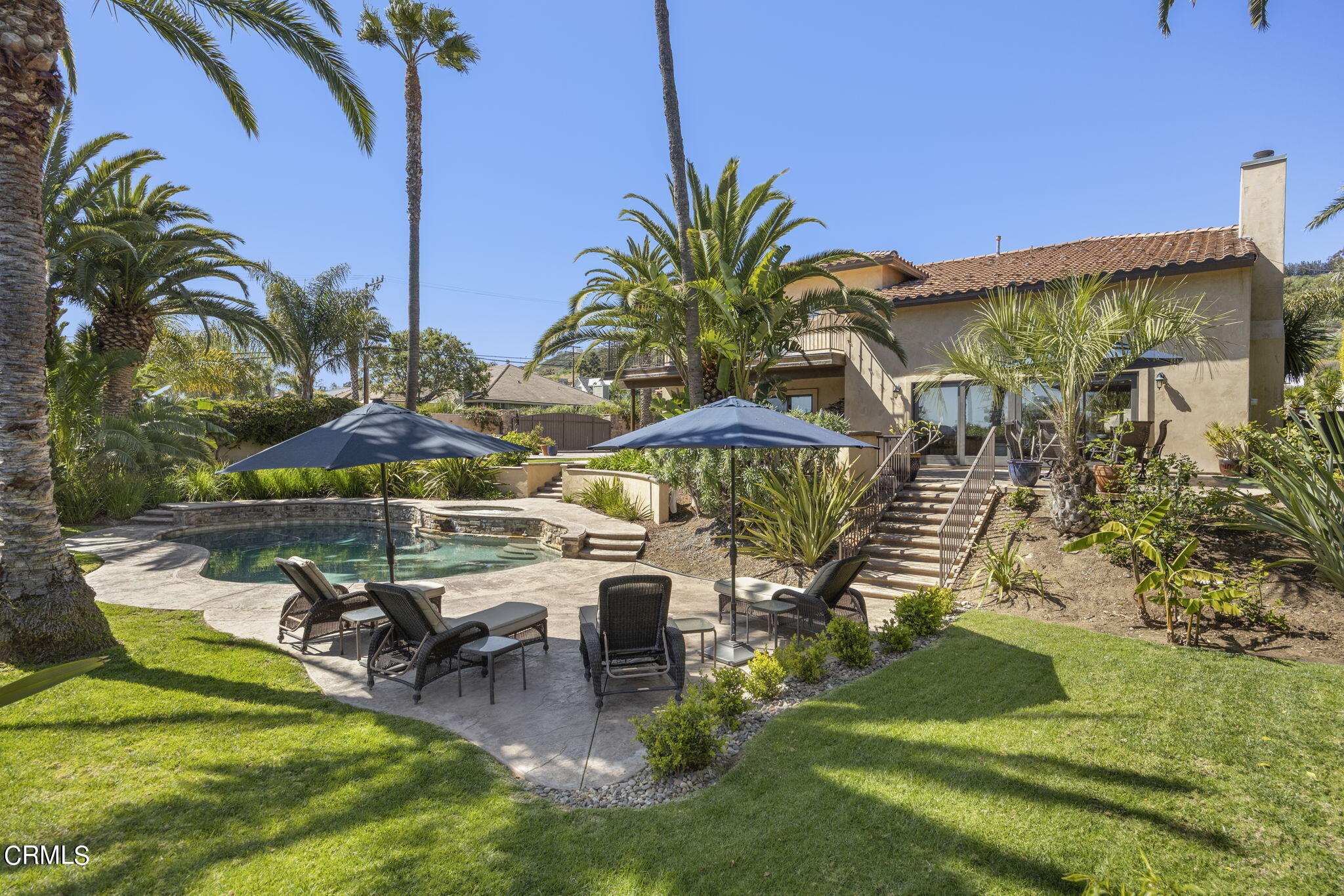 1006 Mesa Drive Camarillo, CA 93010 - Photo 60 of 74 a swimming pool with outdoor seating and yard