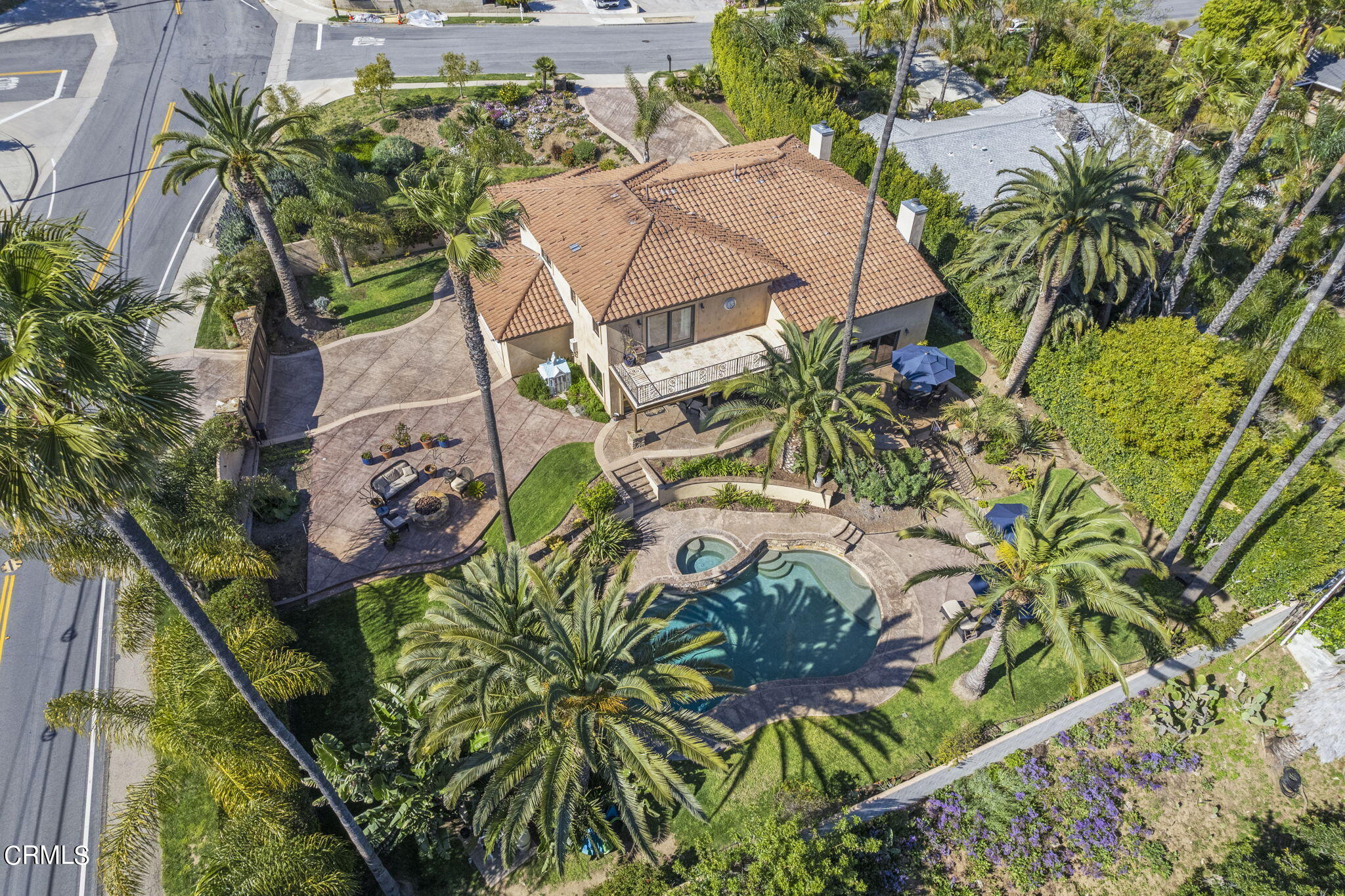 1006 Mesa Drive Camarillo, CA 93010 - Photo 70 of 74 Aerial of Backyard