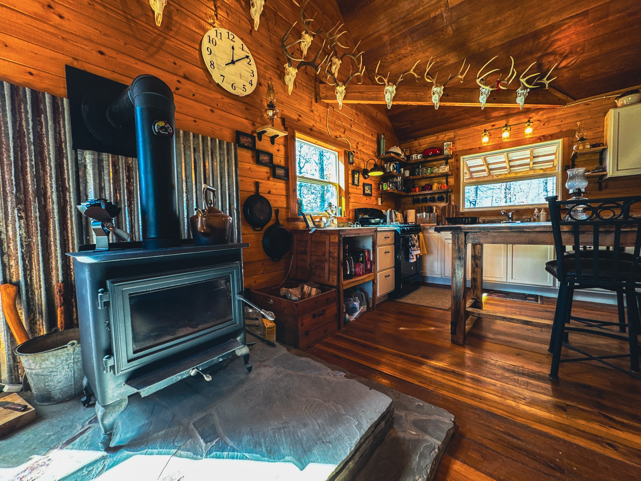 0 Bunker Hill Road Linden, TN 37096 - Photo 14 of 65 a living room with furniture a fireplace and wooden floor
