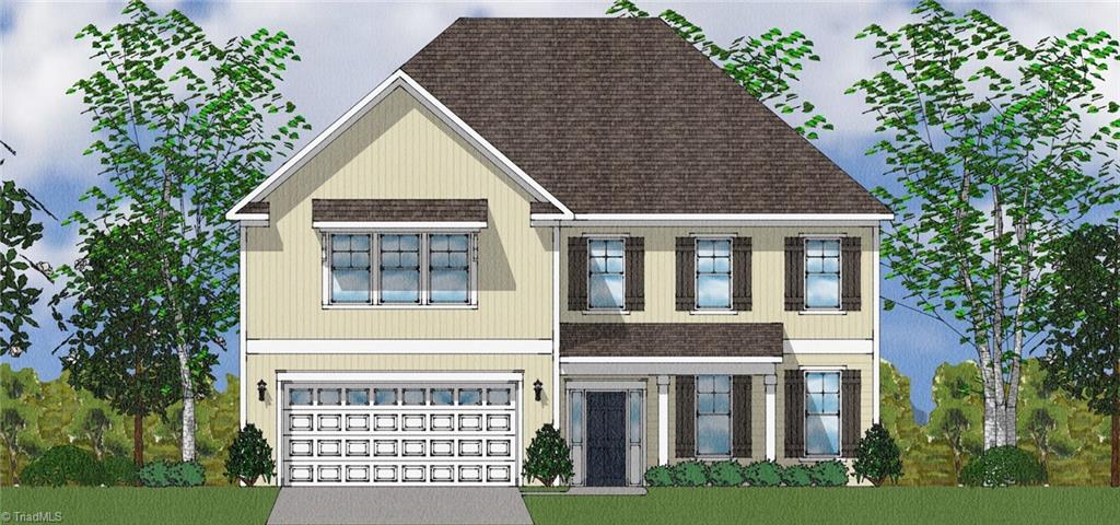 Webster Elevation A: Photo is rendering only and exterior could differ.
