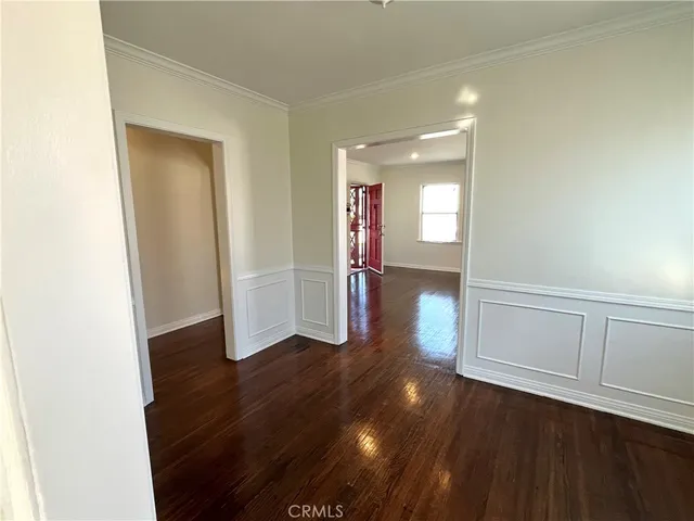 wooden floor in an empty room