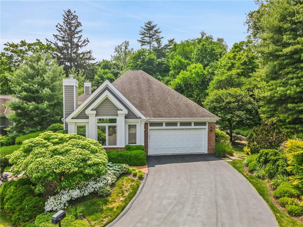 front view of house with a yard