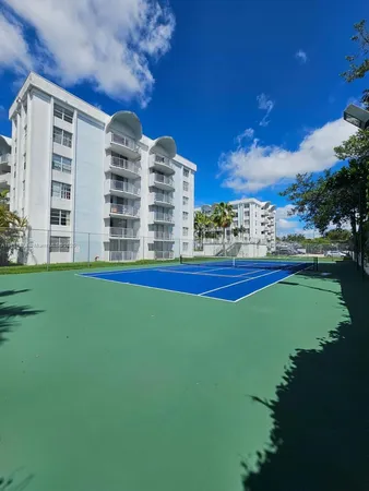 a view of tennis court