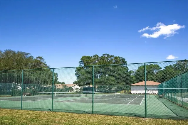 a view of a tennis court