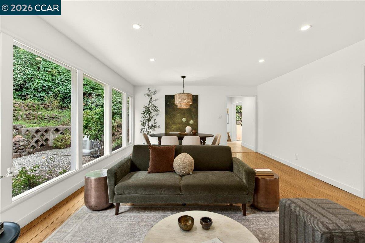 24 Las Vegas Road Orinda, CA 94563 - Photo 8 of 47 a living room with furniture and a large window