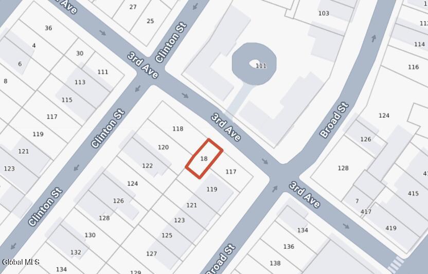 18 3rd Avenue Albany, NY 12202 - Photo 2 of 4 18 Third Ave Tax Map