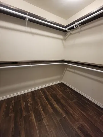 a close view of closet
