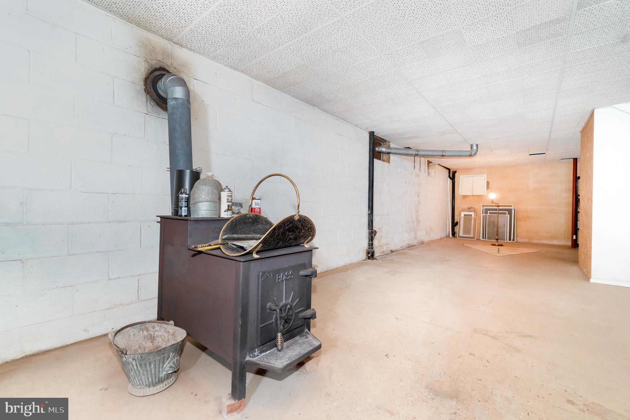 1193 Long Valley Road Westminster, MD 21158 - Photo 35 of 40 Wood stove in lower level
