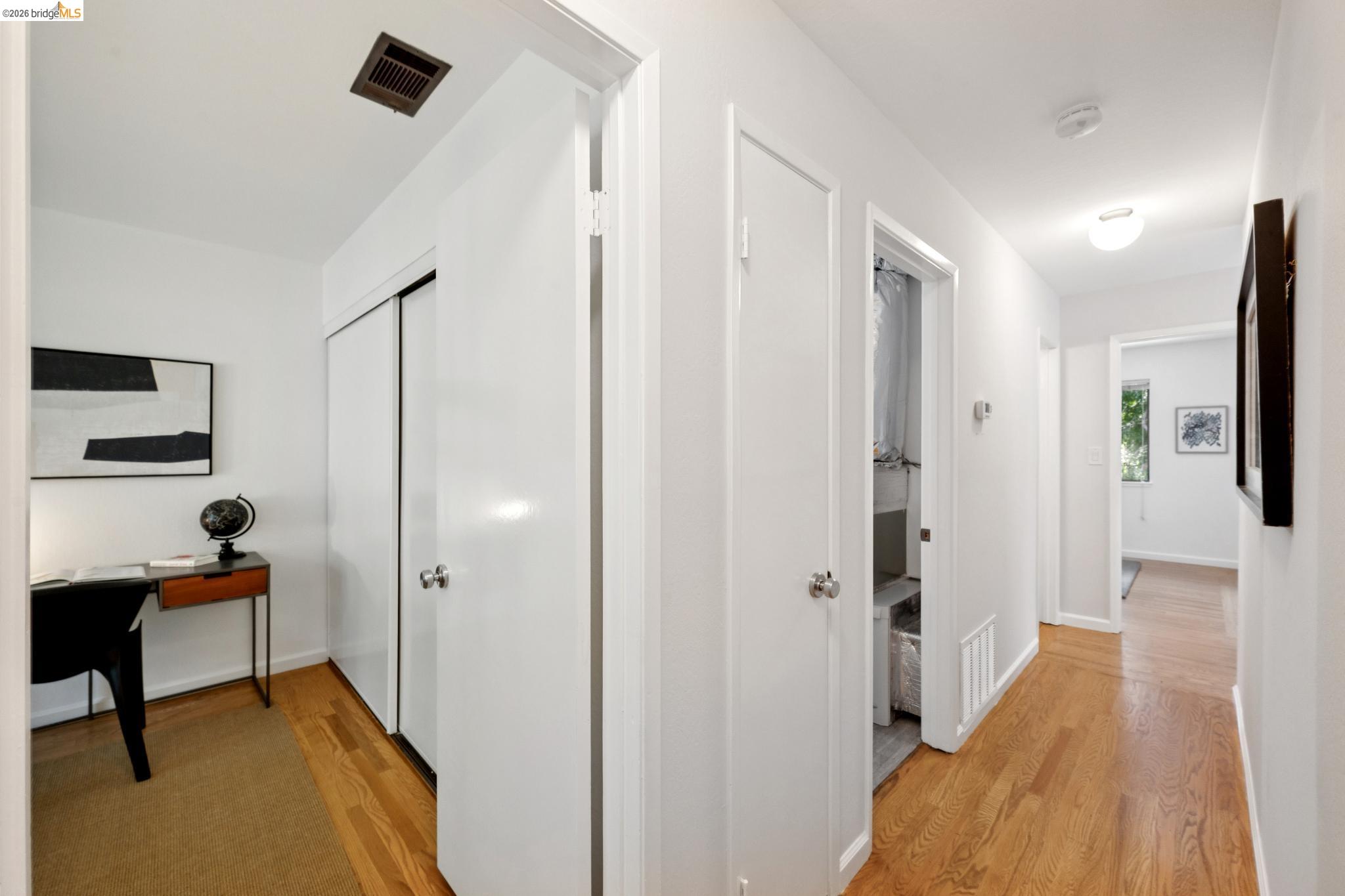 1340 Henry Street Berkeley, CA 94709 - Photo 45 of 52 Hardwood-finish flooring throughout the hallway