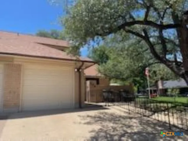 a backyard of a house