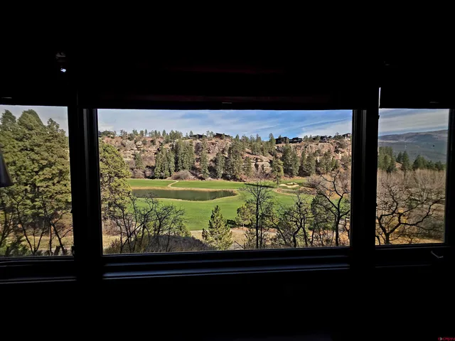 a view of sky from window