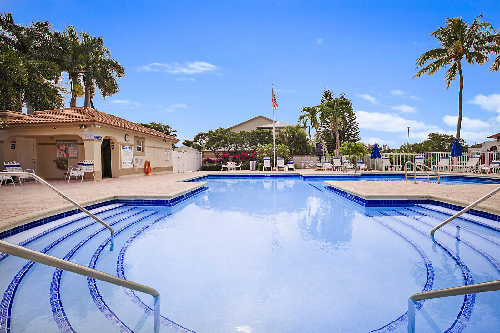 6819 Via Regina Boca Raton, FL 33433 - Photo 38 of 39 a view of a swimming pool with a terrace