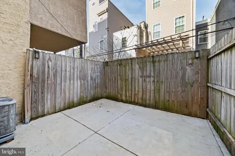 a view of a wooden fence