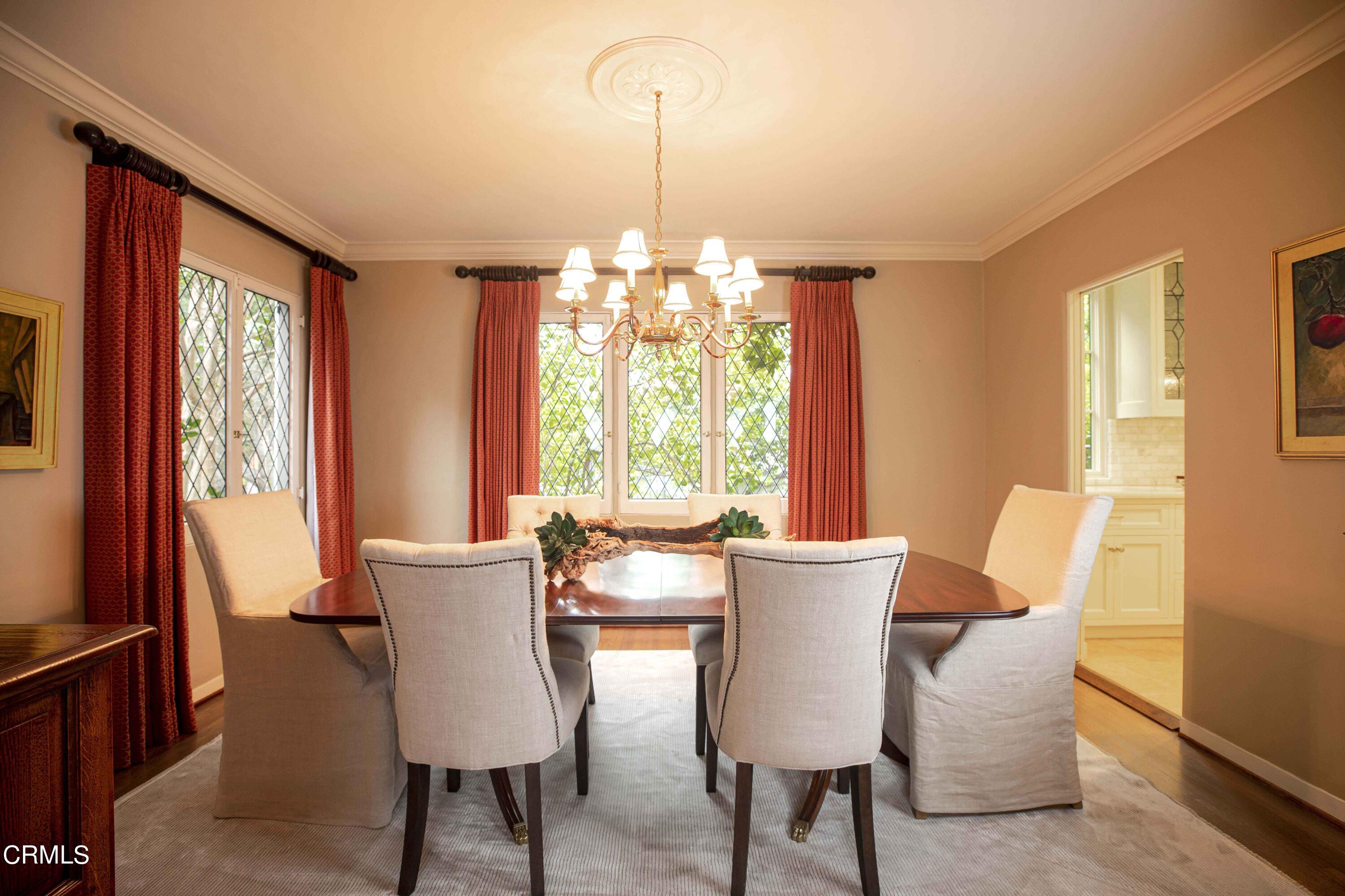 Undisclosed Address Pasadena, CA 91106 - Photo 11 of 40 a view of a dining room with furniture window and outside view