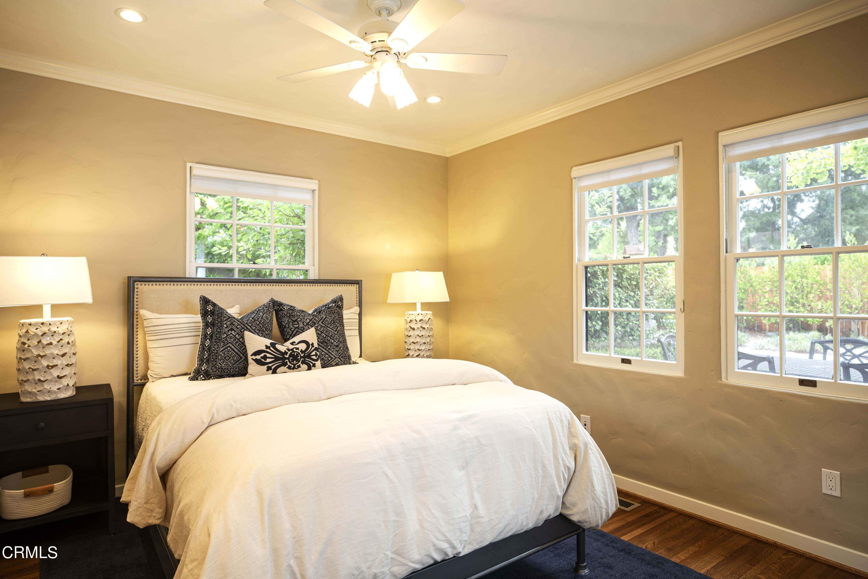 Undisclosed Address Pasadena, CA 91106 - Photo 21 of 40 a bedroom with a bed and a window