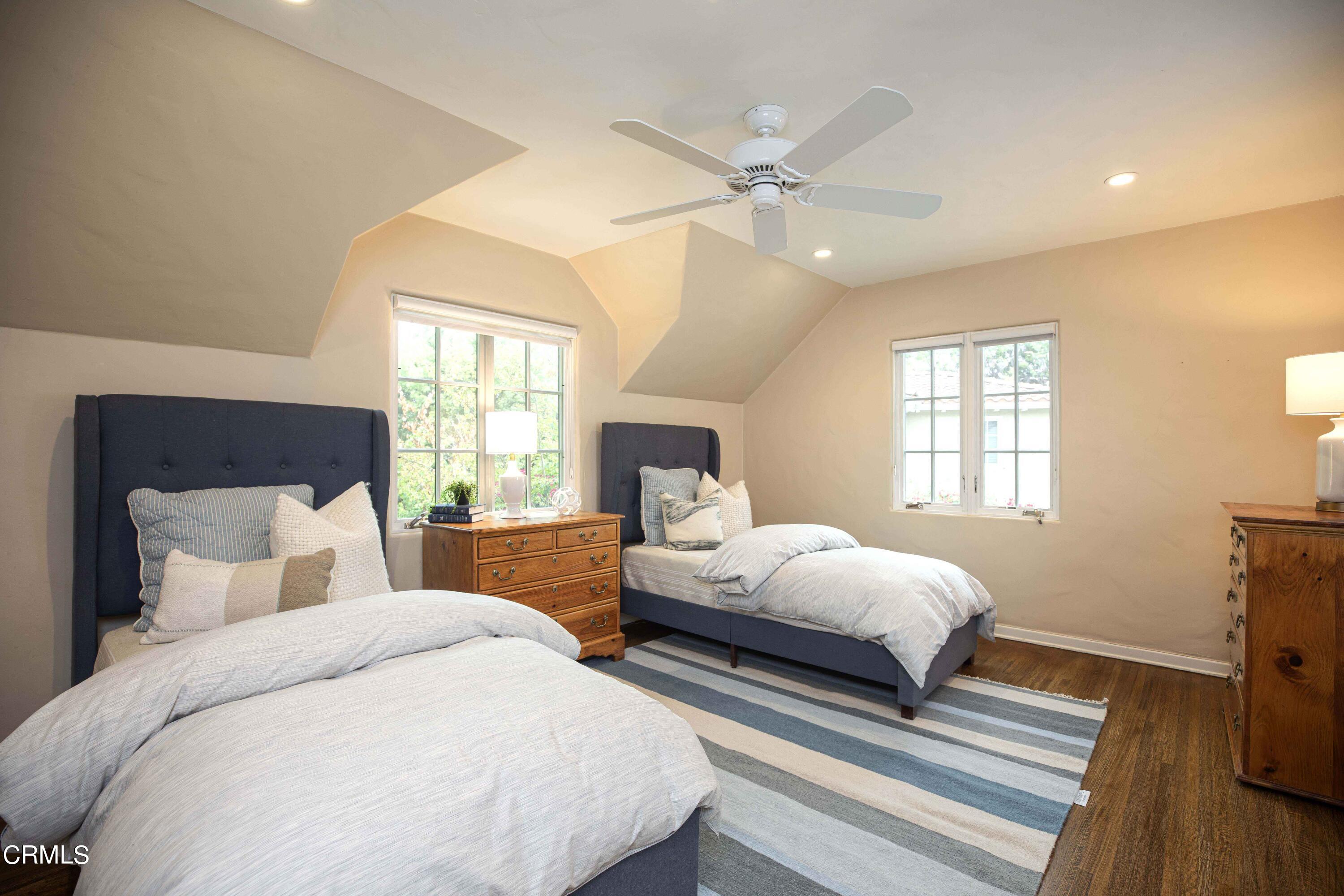 Undisclosed Address Pasadena, CA 91106 - Photo 28 of 40 a bedroom with two beds and a window