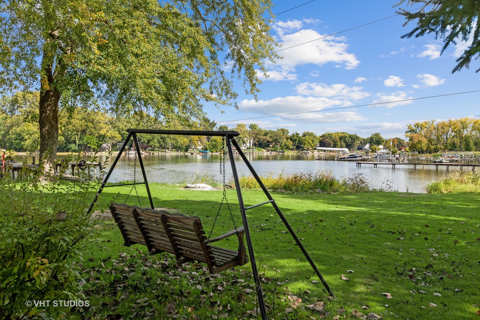 1200 Bayview Road Fox River Grove, IL 60021 - Photo 14 of 21 a garden view with a lake