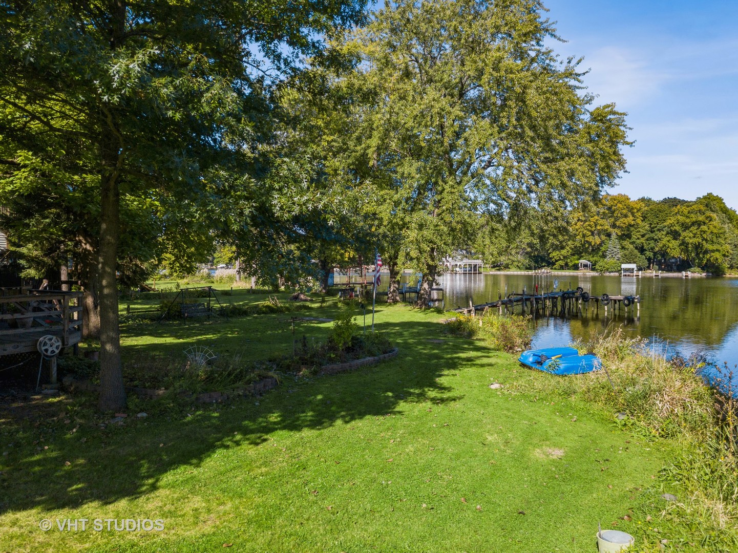 1200 Bayview Road Fox River Grove, IL 60021 - Photo 21 of 21 a garden view with a lake view